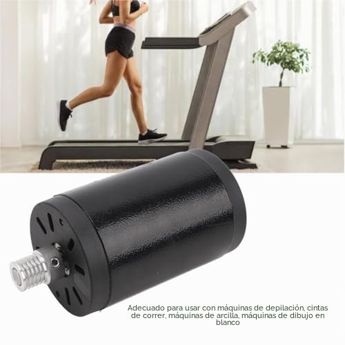 Motor de Accionamiento para Cinta de Correr, 220V, 200W, Cepillo, Motor CC con Cuerpo de Aluminio, Bobina de Alambre de Cobre para Máquina de Arcilla para Cinta de Correr