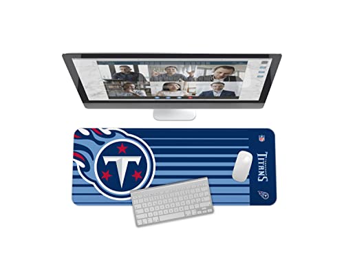 Image of SOAR NFL Unisex Multifunctional Desk Mat for Desktop, (31.5 inchx12 inch) - Ultra Soft Fabric with Non-Slip Rubber Backer - Water Resistant & Durable Nylon Stitching - Officially Licensed NFL, Desk Pad