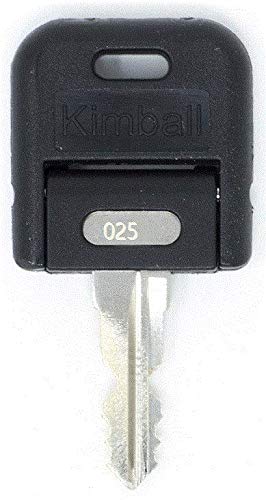 Kimball Office 025 [Double Sided] Replacement Keys: 2 Keys