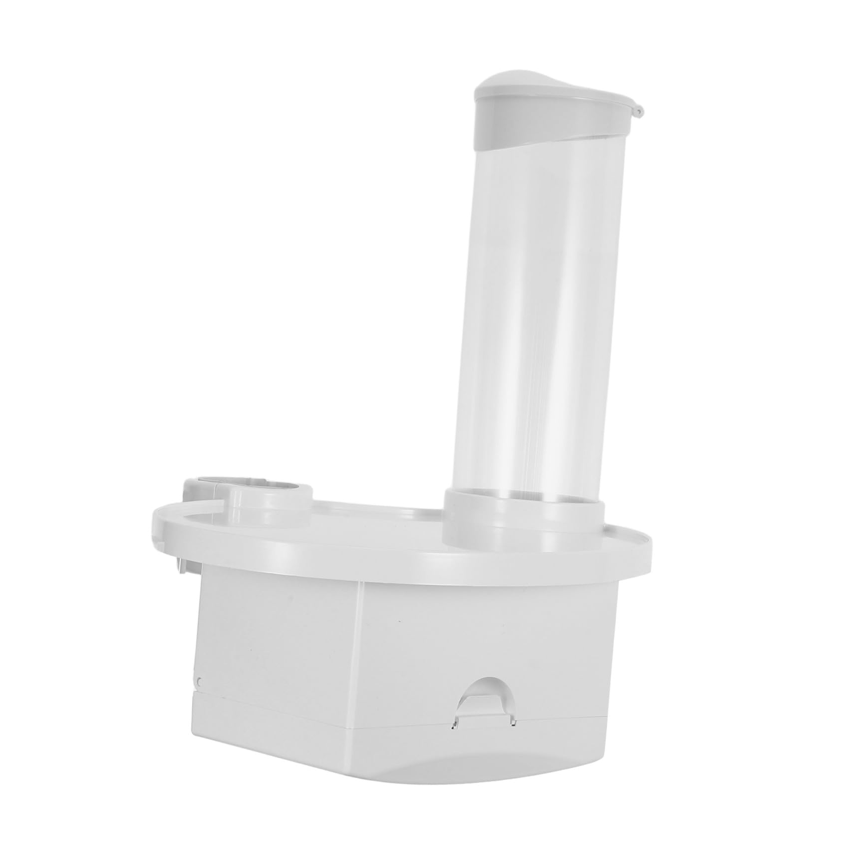 Vassoio Bianco 3 in 1 Procedura Dentale in Plastica | Porta Fazzoletti, Supporto Tazza e Vano Strumenti, per Postazione Odontoiatrica e Studio