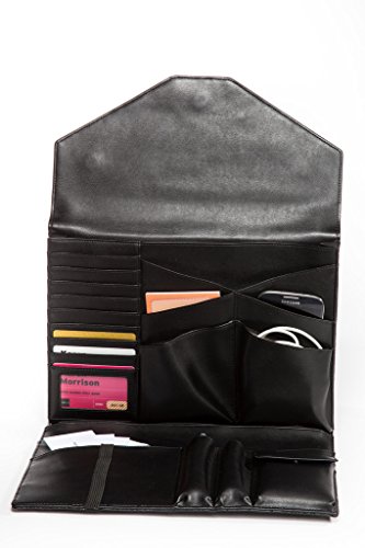 Hang Accessories RFID Blocking Tablet Organizer (Green)