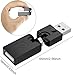 PANPEO 2 Pack USB 90 Degree Adapter, Rotating and Swivel Twist USB 2.0 Type A Male to Type A Female 360 Degre Rotation Adjustable Right Angle Extension Adapter Convertor (Black, AM-FM)