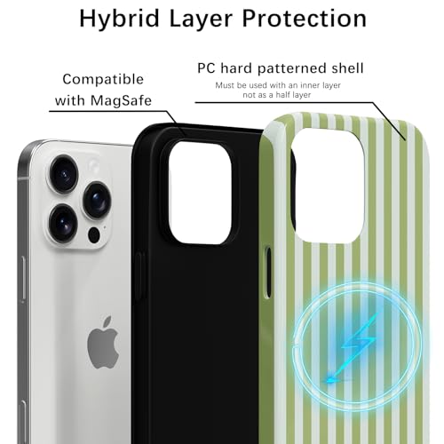 Coque iPhone 15 Pro Max rayée pour femmes idéale en terrasse - 6