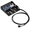USB2.0 Front Panel Hub, USB Floppy Front Panel 3.5 Inch Floppy Bay 9 Pin to 4 Interface USB 2.0 HUB, Computer Accessories