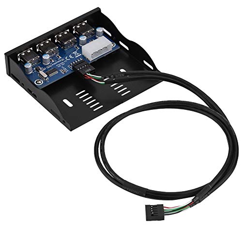 Tangxi 4 Port USB 2.0 Floppy Front Panel FFD4USB-F01 3,5 Zoll 9 Pin Frontplatte Front Panel USB Hub