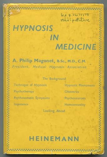 Hypnosis in Medicine [Unknown] B0000CIEHT Book Cover