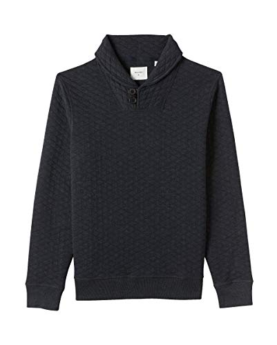 Billy Reid Men's Diamond Quilt Shawl, Dark Navy, XX-Large