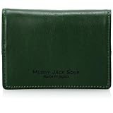 [マディジャックスープ] COLORSシリーズ コインケース・小銭入れ ミニ財布 メンズ レディース 財布 コンパクト 薄型 ボックス型 スナップ ボタン 牛革 本革 No.76036(グリーン)