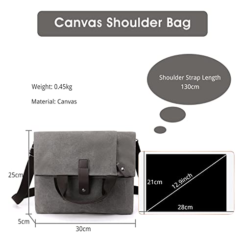 Canvas Shoulder Bag Men's Handbag3