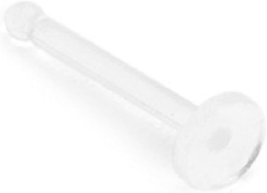 20g Clear Bioflex Nose Ring Stud Retainer Body Jewelry Piercing 20 Gauge