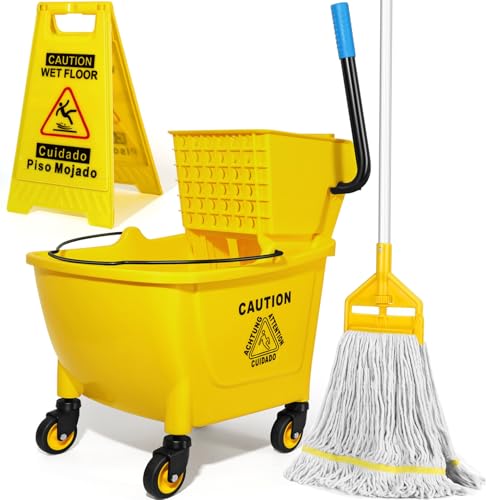 35 Qt Commercial Mop Bucket Set