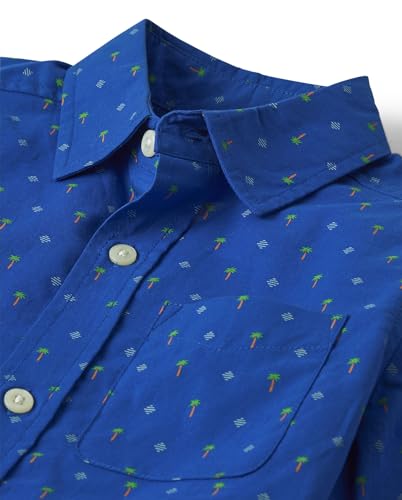 Image of The Children's Place boys Short Sleeve Button Up Shirt