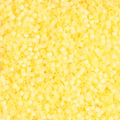 Miyuki Delica 11/0 Cylinder Seed Beads - Silk Inside Dyed Sun Glow - DB1855 5 Grams