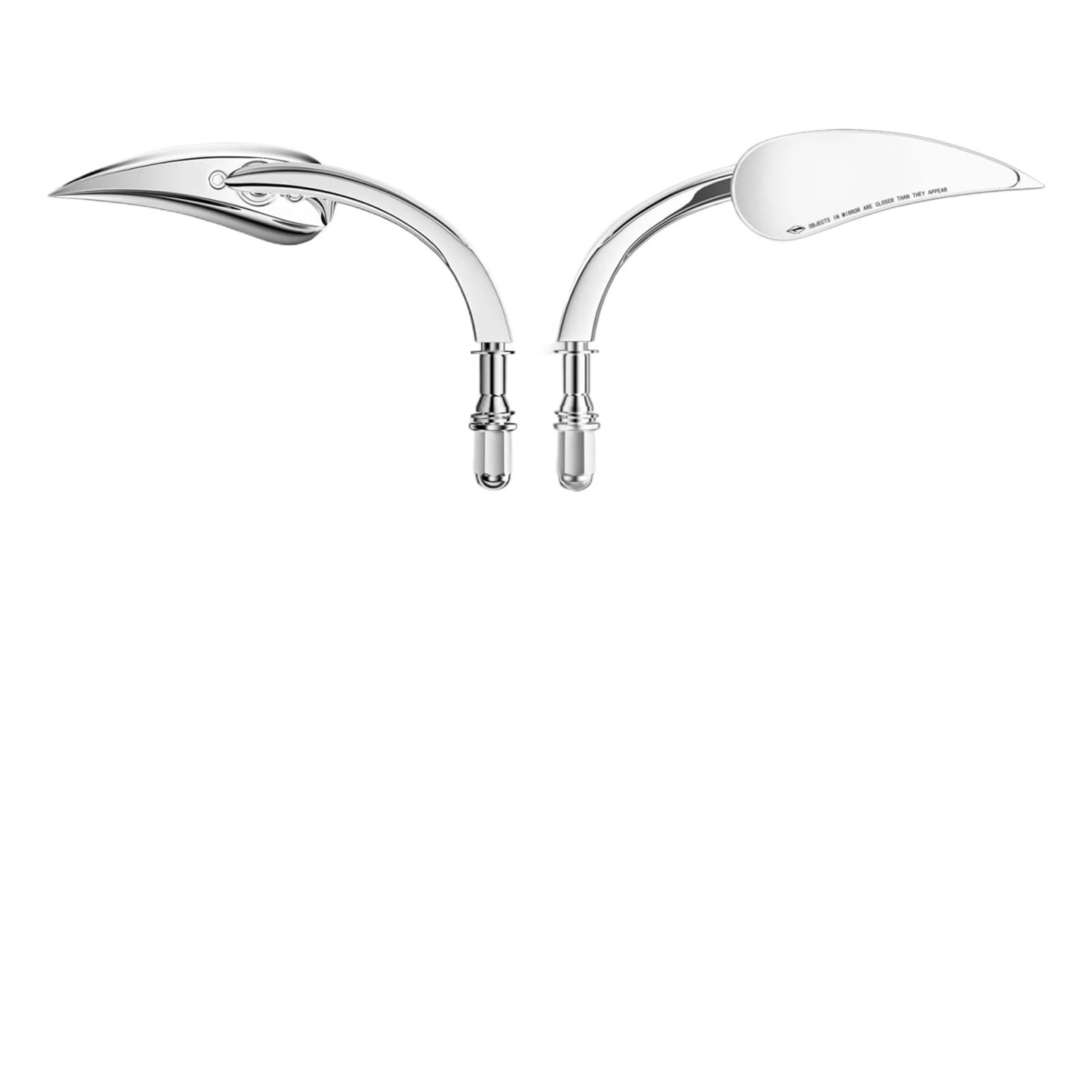 Specchietti manubrio Per Cruiser Per Street Sport Bike 2 Pezzi 8/10MM Specchietto Retrovisore Moto Specchietti Laterali Lega Alluminio Lama Moto specchietto laterale