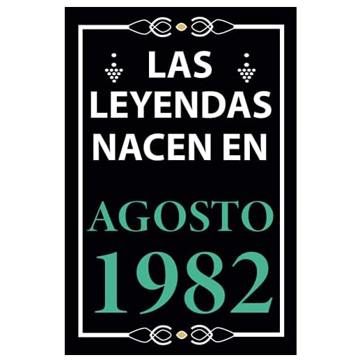 Las leyendas nacen en Agosto 1982: Regalo de cumpleaños perfecto para hombre y mujer de 39 años I Cita positiva , humor I Cuaderno , diario , libro de ... I Idea original para el 39 cumpleaños