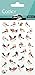 Maildor CY126C - Un sachet de gommettes 3D Cooky 1 planche 7,5x12cm, Oiseaux (28 stickers)