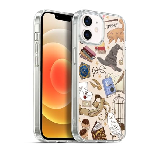 Ya en manzanajugosa.com: Head Case Designs Licenciado Oficialmente Harry Potter Patrón Hogwarts Reliquias de la Muerte XXXVII Caso Funda de Gel Suave Compatible con Apple iPhone 12 / iPhone 12 Pro