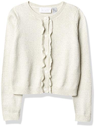 Image of The Children's Place Baby Girls' Ruffle Cardigan
