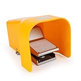 Pneumatisches FußVentil, Pneumatik Luft Ventil FußPedal, FußPedal Air Control Ventil Steuerung Pneumatiksysteme,Industrieanwendung Lebensmittelverarbeitung Textil Medizin Robust Langlebig G1/4“