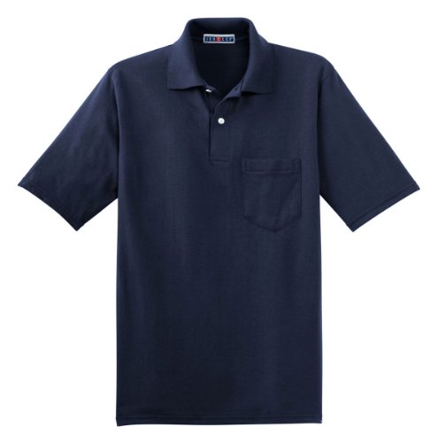 JERZEES - Jersey Knit Sport Shirt with Pocket with...