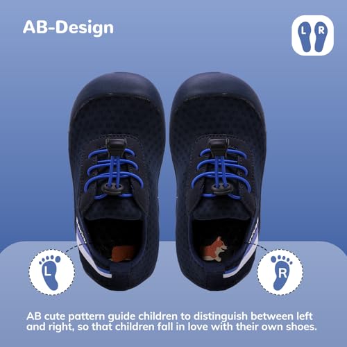 Image of WateLves Wide Toddler Water Shoes Kids Barefoot Athletic Sneakers Girls Boys Quick Dry Aqua Socks for Beach Hiking Swim Kayak Sport Accessories, Camping Essentials