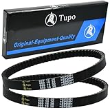Tupo 2PCS 669-18-30 Aramid Fiber CVT Drive Belt Compatible with 50cc 49cc GY6 139QMB Scooter Moped ATV Roketa Baja Tank Jmstar Taotao Jonway Vespa