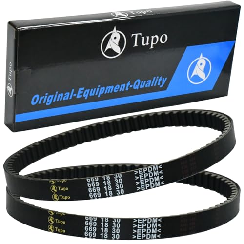 Image of Tupo 669-18-30 * 2 Belt | Aramid Fiber For 50cc 49cc Roketa Baja Tank Jmstar Taotao Jonway Vespa Scooter Moped ATV that Equipped with GY6 139QMB Engine
