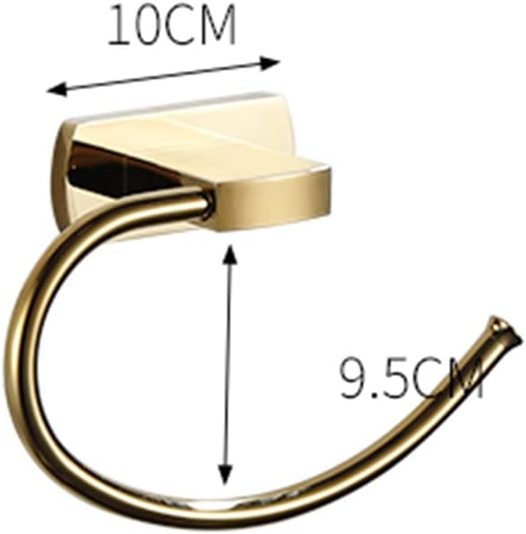 LSLYTQ All Copper Bathroom Hanging Towel Hanger Hand Towel Ring, Bathroom Hardware Wall Mounted