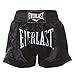 Everlast Hose Mens Thai Boxing Shorts Pantalón, Unisex, Negro, XL