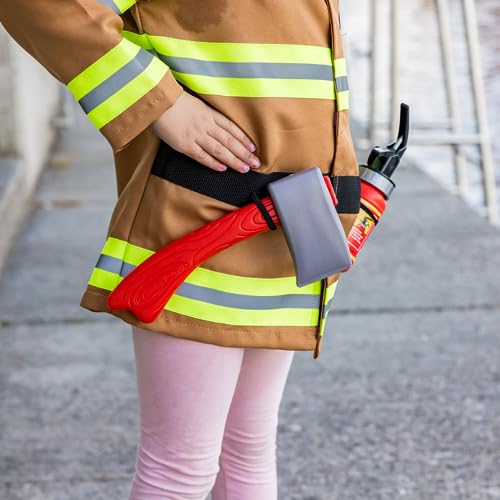 Disfraz de Bombero para Niños con Casco y Accesorios miniatura 3