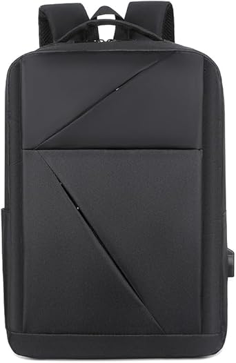 Mochila Impermeável Para Notebook Masculina Feminina Com Saída USB Slim Design Moderno Para Trabalho Viagem Estudante Escolar Casual Material Leve Premium - ZAFIN