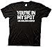 Ripple Junction Big Bang Theory You're In My Spot Dr Sheldon Cooper Adult T-Shirt XL Black