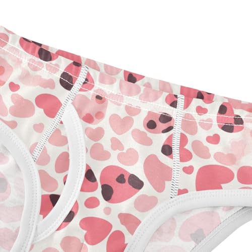 KLL Pink Glitter Leopard Print Little Boys Pure Cotton Briefs Underwear Cute Children Panties4