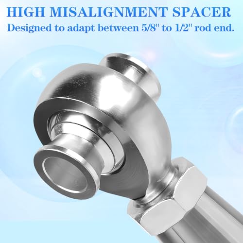 5/8" to 1/2" High Misalignment Spacer Heims Standard Ball Width,Rod End,Ends Heim Joint-4PCS thumbnail