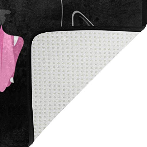 Modern Area Rugs 2X3 Washable - Cute Black Cats Soft Rug Pad Anti-Skid Nursery Rug Carpet Floor Mat Home Decor Living Room And Outdoor #TOP3