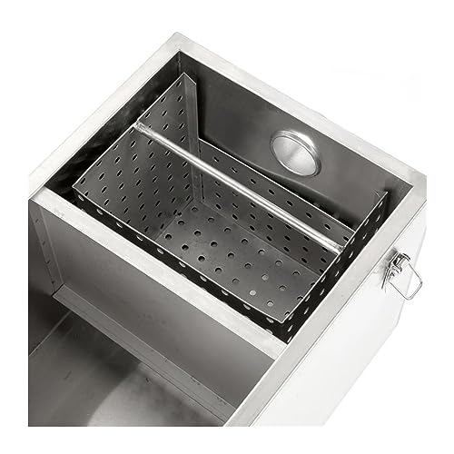 Trampa de grasa comercial e interceptor de acero inoxidable para desagües 3