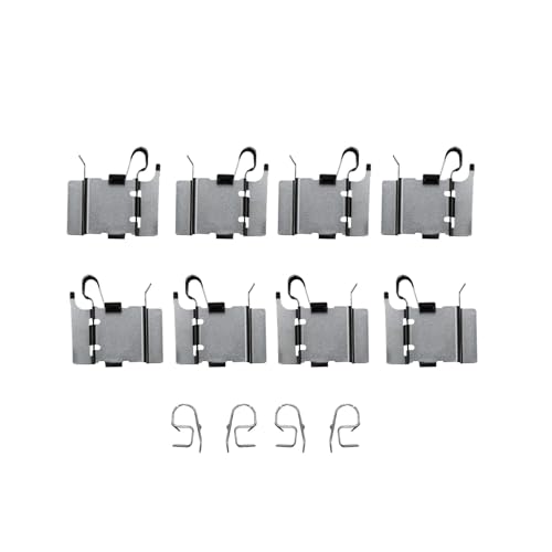 Image of Detroit Axle - Rear Brake Pads for Toyota Sienna Highlander Mirai Prius V | Lexus GS200t GS350 GS450h IS200t IS250 IS300 IS350 RC200t RC300 RC350 RX350 RX450h, Ceramic Brake Pads w /Hardware Replacement