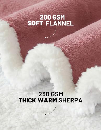 Mewaii Tragbare Decke mit Kapuze und Ärmeln,Kuscheldecke mit Handschuhen Weiche Flanell Sherpa Decke für Damen und Herren Ideal für Zuhause Reisen und Tierliebhaber - Hängeohrkaninchen