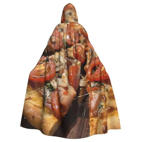 Cape à capuche pizza : le costume idéal pour un bal masqué original
