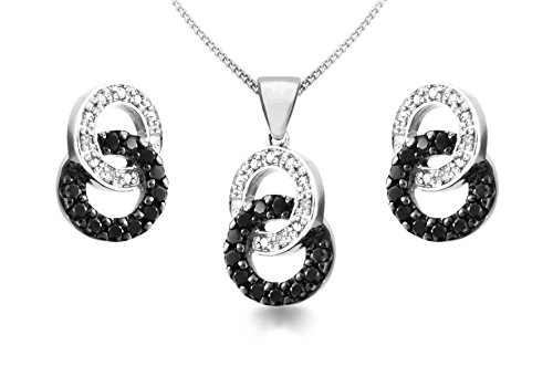 Preisvergleich Produktbild Carissima Gold Damen-Kette 9 Karat (375) Weißgold Rundschliff