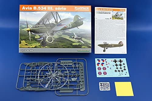 Eduard Edk70101 Modellbausatz Avia B.534 Iii. Serie Profipack Model Kit, Various #TOP5