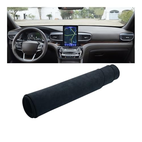 Tapis tableau bord voiture pare-soleil Ford Explorer MK6 tapis anti-dérapants noir