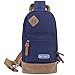 MEYFANCY Mini Sling Bag for Men or Women,Navy Blue,XL Size