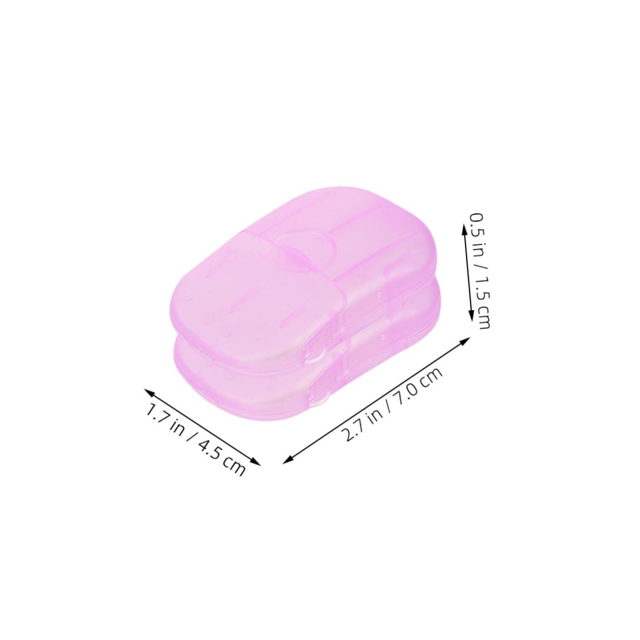 KESYOO Travel Size Soap Sheets 15 Pack Portable Hand Wash Soap Slices for Business Trips Camping and Outdoor Adventures