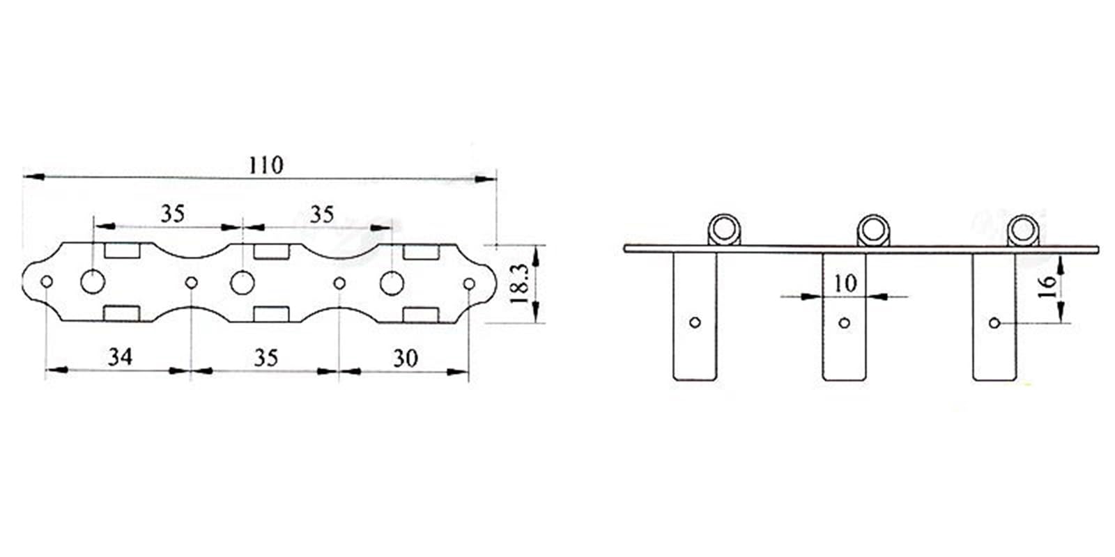 Clavijeros Bloqueo Tonos De Afinación Guitarra Clásica 3 En 1 (accesorios Metálicos)(A2W)