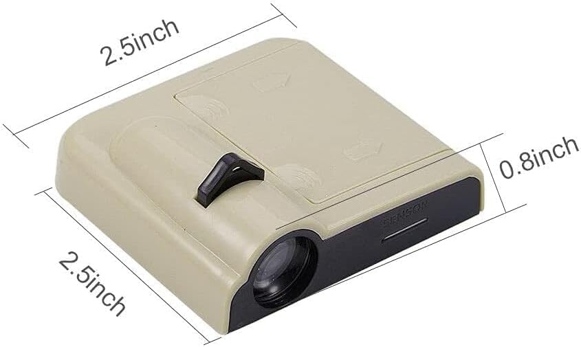 Customized Car Door Projector Lights,Customized Logo white Car Door Lights LED Light (4Pcs)