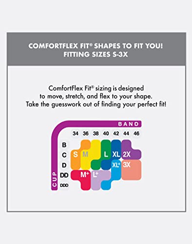 Playtex Women's Secrets Ultra Soft Comfortflex Fit Convertible Wirefree Bra Us4832, Almond, Medium #TOP7