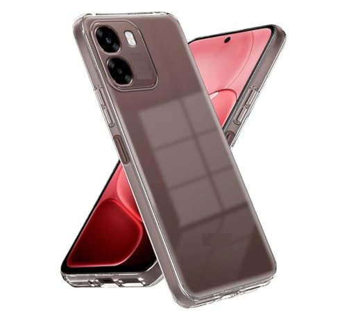 Image of COVERBLACK Soft Rubber Silicon Clear Case Back Cover Compatible for Oppo A6 5G / Oppo A6s 5G - Transparent