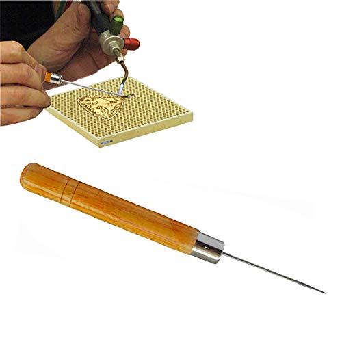 Titanium Tip Soldering Pick Wood Handle Deluxe Jewelry Making Tool Repair Solder Gold Silver
