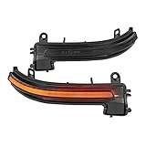 Spec-D Tuning Smoke Lens Sequential LED Side Mirror Lazer Style Lights Compatible with BMW 2 3 4...